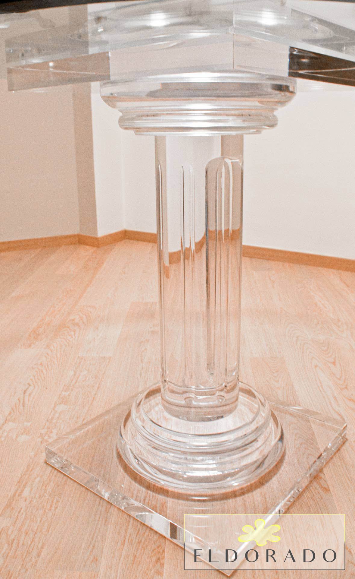 Colonna in plexiglass ROMANO fusto diam 15 h 75